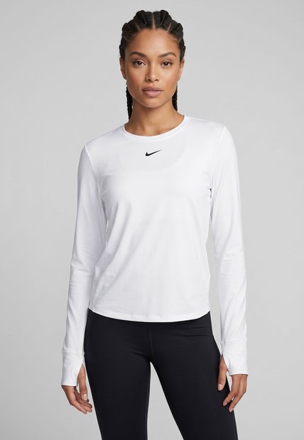 Camiseta Manga Larga Training NIKE One Classic Blanco
