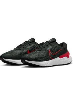 Tenis Nike Renew Run 4-Negro/Rojo