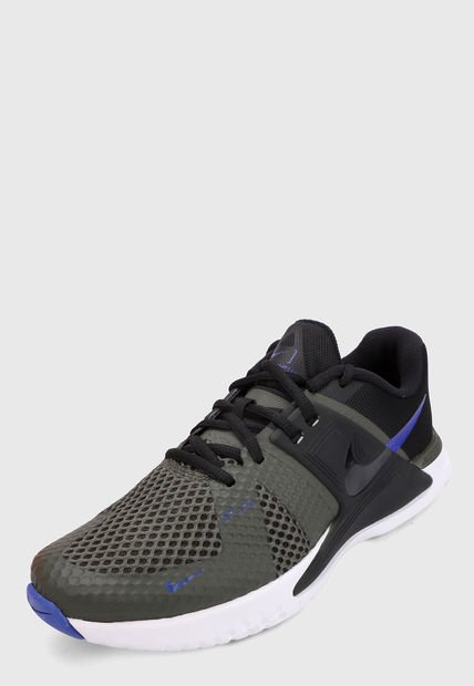 Tenis Training Verde Oliva-Negro-Azul Nike Renew Fusion