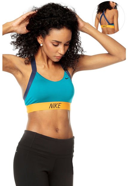 Top Azul Petrolero-Azul-Miel Nike Pro Indy - Compra Ahora | Dafiti Colombia
