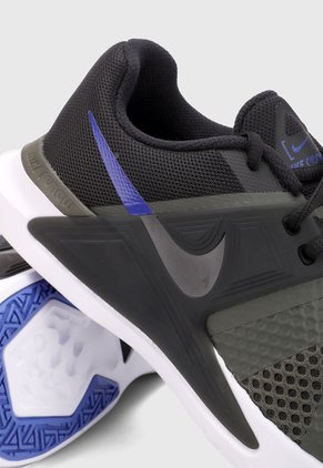Tenis Training Verde Oliva-Negro-Azul Nike Renew Fusion