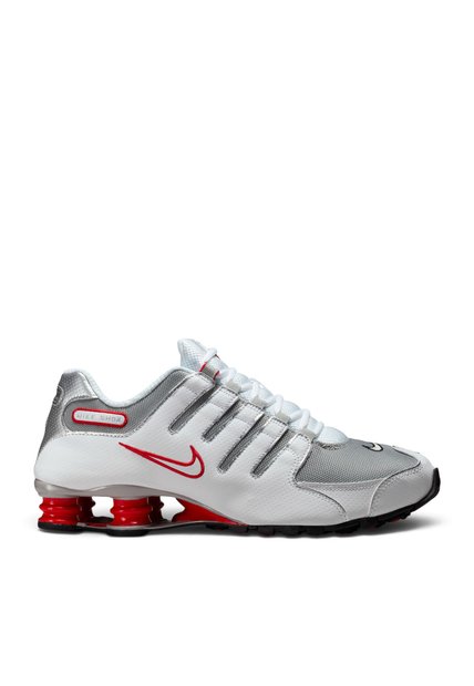 Tenis Nike Shox Nz Hombre-Blanco