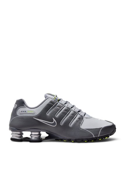 Tenis Nike Shox Nz Hombre-Gris
