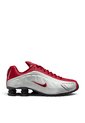 Tenis Nike Shox R4 Hombre-Blanco/Rojo de Nike