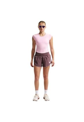 Camiseta Nike Tempo Swoosh Run Df Ss Mujer-Rosa