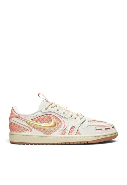 Tenis Nike Air Jordan 1 Low Method Mujer-Beige/Rosa