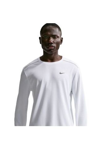 Camiseta Nike Uv Miler Ls Top Hombre-Blanco Nike