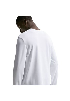 Camiseta Nike Uv Miler Ls Top Hombre-Blanco