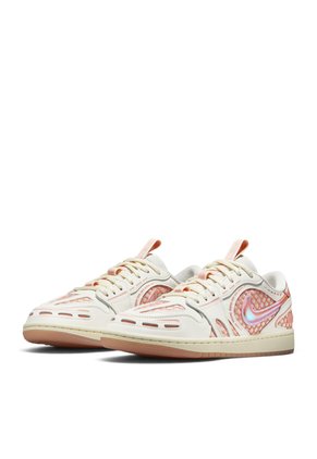 Tenis Nike Air Jordan 1 Low Method Mujer-Beige/Rosa