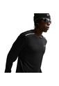 Camiseta Nike Uv Miler Ls Top Hombre-Negro de Nike