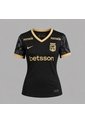Camiseta Nike Mujer Atlético Nacional 2da 2025-Negro - Dorado - Fútbol | Uso Casual Y Entrenamiento de Nike