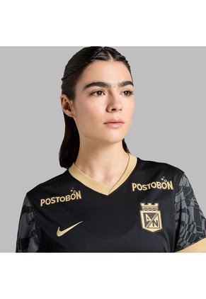 Camiseta Nike Nacional Visitante 2025 Fan - Negro - Mujer