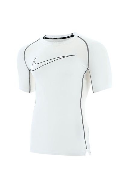 Camiseta Nike Pro Dri-fittight-fit Short-sleeve-Blanco