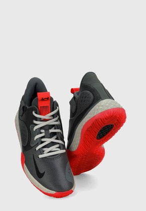 Tenis Basketball Gris-Rojo Nike Kd Trey 5