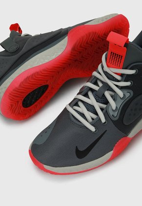 Tenis Basketball Gris-Rojo Nike Kd Trey 5