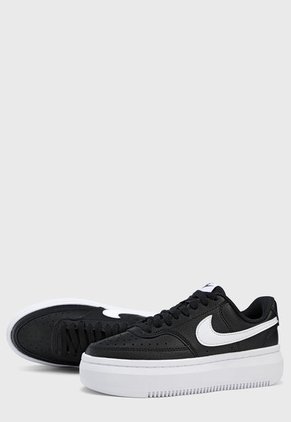 Tenis Lifestyle Negro-Blanco Nike Court Vision Alta LTR