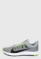 Tenis Running Gris-Negro-Verde-Blanco Nike Quest 2 de Nike