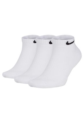 Medias Nike Everyday Cush Low 3Pr - Hombre-Blanco