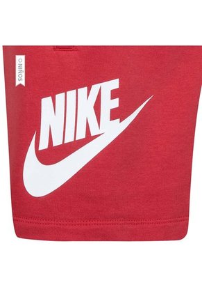 Pantaloneta Nike Club Ft Hbr Niños-Rojo