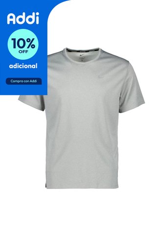 Camiseta Nike Dri-Fit Miler Ss-Gris Nike