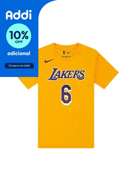 Camiseta Nike Los Angeles Lakers Swingman-Amarillo