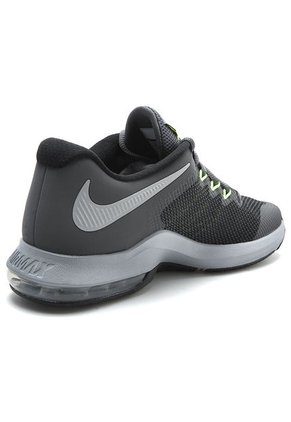 Tenis Training Gris-Negro-Verde Neón Nike Air Max Alpha Trainer