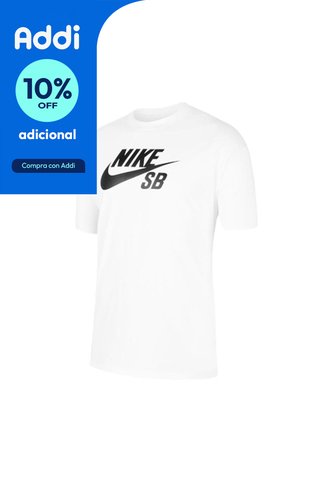 Camiseta Nike Sb Action Sports-Blanco Nike