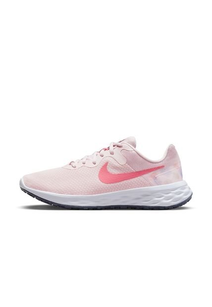 Tenis Mujer Nike Revolution 6 Prm Rosa Claro