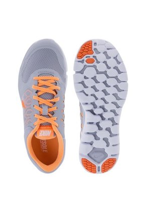 Running Gris-Naranja Neón Nike Flex 2015 Rn Msl