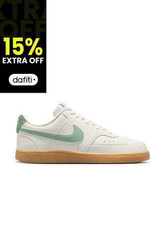 Tenis Nike  Court Vision Lo V2 Nbk Hombre-Blanco/Verde Nike