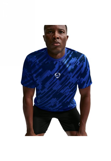 Camiseta Nike M Df Acd Ss Top Aop Hombre-Azul