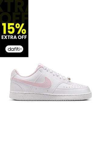 Tenis Nike Court Vision Lo Le Mujer-Blanco/Rosa Nike