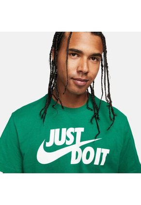 Camiseta Hombre Nike Sportswear Tee Just Do It Swoosh - Verde