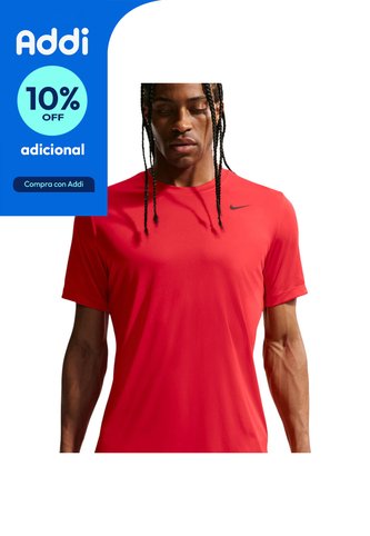 Camiseta Nike M Df Tee Std Flex Hombre-Rojo Nike