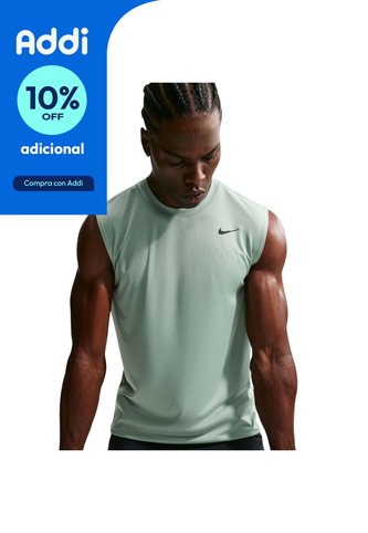 Camiseta Sin Mangas Nike M Df Tee Std Flex Hombre-Verde Nike