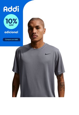 Camiseta Nike M Df Tee Std Flex Hombre-Gris Nike