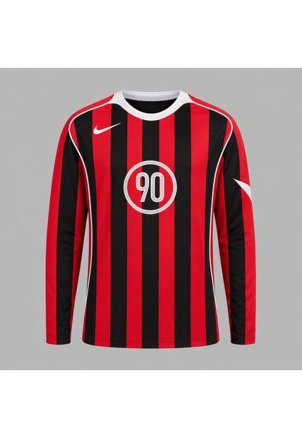 Camiseta Nike Hombre Total 90 Manga Larga - Rojinegro