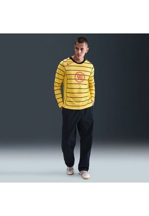 Camiseta Nike Hombre Total 90 Manga Larga - Amarillo