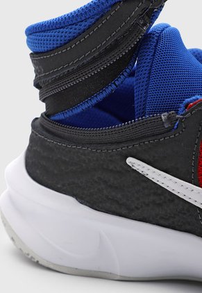 Tenis Basketball Negro-Multicolor Nike Kids Team Hustle D10 Flyease