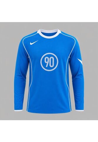 Camiseta Nike Total 90 Manga Larga - Azul Nike