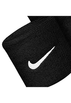 Muñequeras Deportivas Nike Swoosh Wristbands 2 Pk-Negro