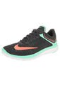 Tenis Running Gris-Verde-Naranja Nike Wmns Fs Lite Run 4 de Nike