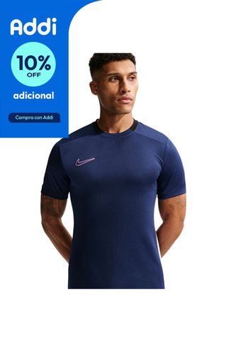 Camiseta Nike M Df Acd25 Ss Top Br Hombre-Azul Nike