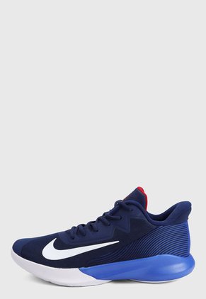 Tenis Basketball Azul-Blanco Nike Precision IV