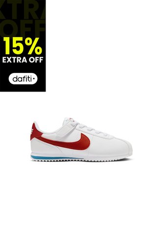 Tenis Nike Kids Cortez Easyon Bpv Niño-Blanco/Rojo Nike