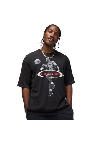 Camiseta Nike M J Brk 2Air Reissue Ss Crw Hombre-Negro Nike