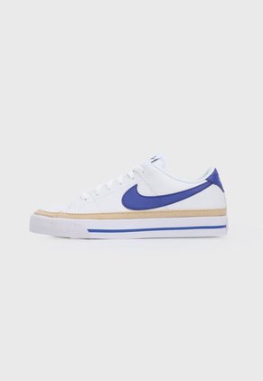 Tenis Lifestyle Blanco-Beige-Azul Nike Court Legacy