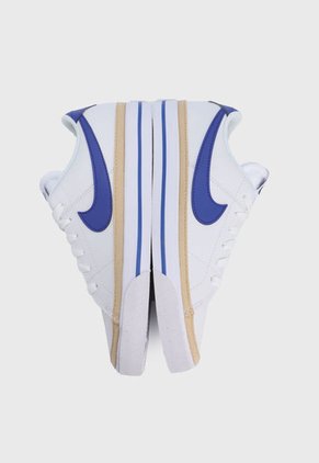 Tenis Lifestyle Blanco-Beige-Azul Nike Court Legacy