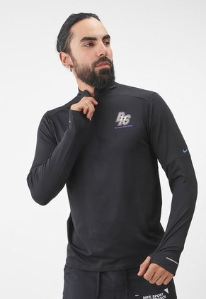 Buzo Negro-Blanco-Azul NIKE Element Running Energy
