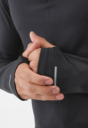 Buzo Negro-Blanco-Azul NIKE Element Running Energy